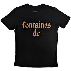 Fontaines D.C. Gothic Logo Black L Majica