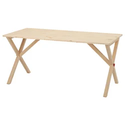 IKEA PS 2026 Sto, preklopno/borovina prozirno lakirano, 156x75 cm