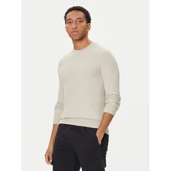 BOSS Pulover Klapok 50548673 Bež Regular Fit