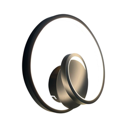 LED zidno svetlo LUCERO LED/13W/230V crno