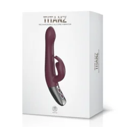 VIBRATOR RABBIT Titanz 8,5 Rubine Red
