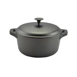 Lonec iz litega železa 10L 34cm siv 50931