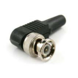 Gembird CON-BNC11M muski dc konektor pod Pravim uglom (90 stepeni) Plasticni 5.5x2.1 na sraf za video nadzor