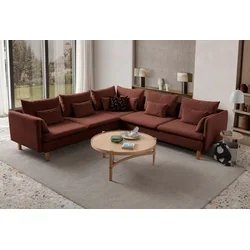 ATELIER DEL SOFA Ugaona garnitura Flexy L Tile Red