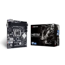 BIOSTAR matična plošča H61MHV3 Intel H61, LGA 1155, micro ATX