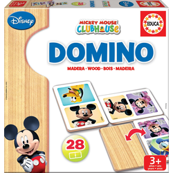 Juego domino Mickey Minnie Disney madera