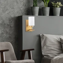 Opviq Zidna lampa E27 Max 40W, Zlatna