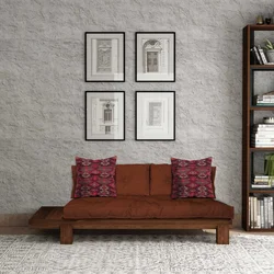 ATELIER DEL SOFA Ležaljka - sofa orah Tile Red CPT8381 200