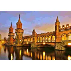 BlueBird - Puzzle Oberbaumbrücke, Berlin, Nemčija - 1 000 kosov