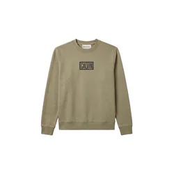 Calvin Klein Jeans Majica temno bež / črna
