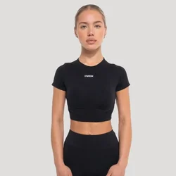 GymBeam Women‘s Flow Crop Top Black