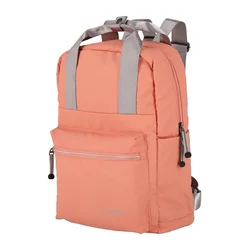 Travelite Basics Canvas Backpack Coral