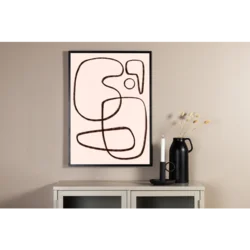Venture Design Poster linijska risba 21x30 cm bela