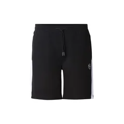 Sergio Tacchini Hlače Egeo črna/bela