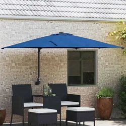 Vrtni suncobran 248,5 x 247,5 x 160 cm Poliester i čelik