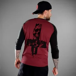 Hardcore majica moška - SKULL CROSS - HYRAW - 253LS02