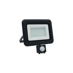 LED spoljašnji reflektor sa senzorom LED/50W/230V 4000K IP44 crna
