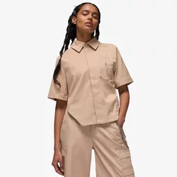Nike W J CRP SS WVN TOP