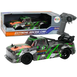 Avto na daljinsko upravljanje 1:16 Drift Wheels - sivo/zelena