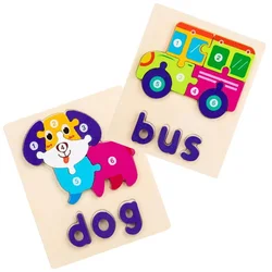shumee Lesena sestavljanka - Avtobus in pes - Bus & Dog