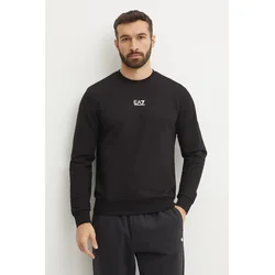 EA7 Emporio Armani Majica  črna / bela