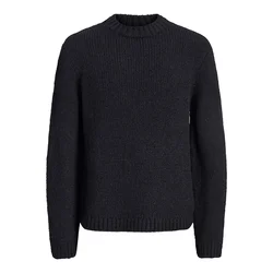 JACK & JONES Pulover JORSALAMANCO črna