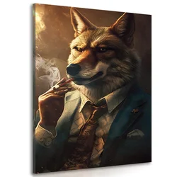 Slika živalski gangster volk - 100x150