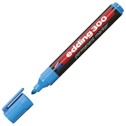 Marker permanentni 1,5-3mm okrugli vrh edding 300 svijetlo plavi