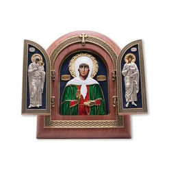 Triptih Sveta Mati Matrona, 220x255x32mm