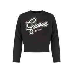 Črn pulover GUESS Jeans za deklice
