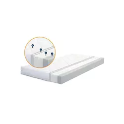 VAPEX Dušek za krevetac Junior 60x120x11cm beli