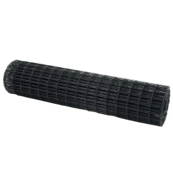 vidaXL Siva Evropska Ograja 1,2 x 10 m Jeklo