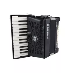 HOHNER harmonika BRAVO II 48 ČRNA SILENT KEY