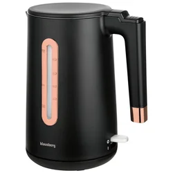 slomart Klausberg grelnik vode KB-7889, črn/rose gold, 1,7l