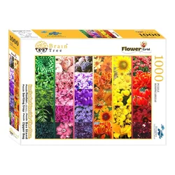 Brain Tree Puzzle ploščice z rožami 1000 kosov