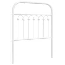 Vidaxl Kovinsko nadomestno vzglavje belo 75 cm