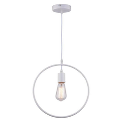 Visilica beli krug 1xE27 Max.60W/220V M161713