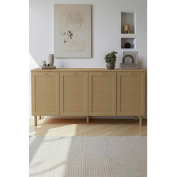 Hanah Home Komoda Baru, 160 x 80 x 42 cm, Bež