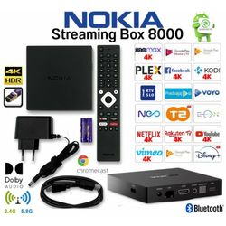 Android Box Nokia Streaming Box 8000 Android 10 predvajalnik UHD 4K, USB 3.0 LAN 10/100, 4 jedrni, 2/8GB glasovno upravljanje