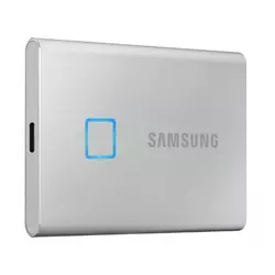 SAMSUNG Portable T7 Touch 1TB srebrni eksterni SSD MU-PC1T0S