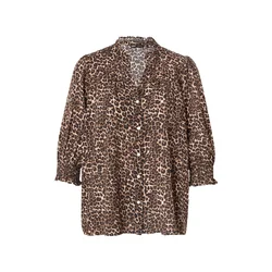 ONLY Bluza ONLRAYA temno bež/črna/bela