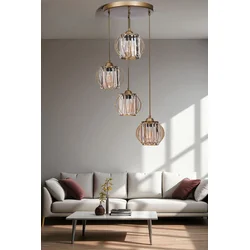 Opviq Luster 2609019, Zlatne boje