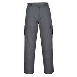 MONSUN Radne pantalone Klasik/ siva