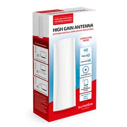 Superior Antena sa pojačalom, HD/Full HD/Ultra HD DVB-T2, spoljna - NAO001