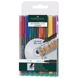 Marker permanentni 0,6mm multimark faber castell 151309/8boja