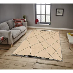 Conceptum Hypnose Tepih Asr Crpt-51, Pravougaoni, 120 x 180 cm, Bež
