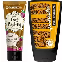 Supertan Choco Raspberry + Wild Tan Wild Accelerator Brez
