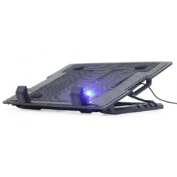 NBS-1F17T-01 Gembird hladnjak za laptop, 17inc 150mm Fan, USB, 370x265mm, Ergo Stand