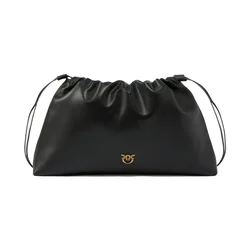 Pinko MAXI CLUTCH+TRACOLLA SP Črna