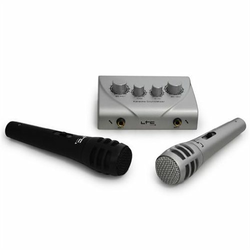 LTC karaoke sustav PREDPOJAČALO 2X mikrofon KSM-10